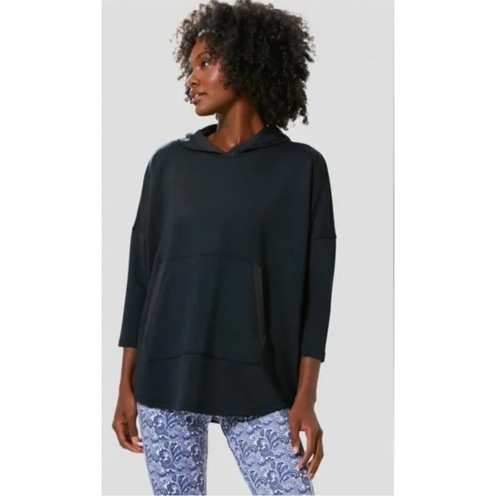 Tuckernuck Black Hooded Pullover Sweater